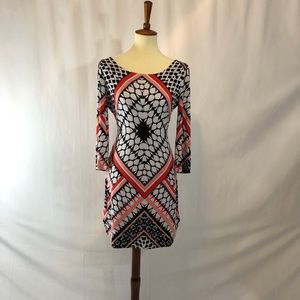 Geometric Print Dress